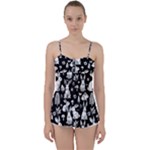 Easter bunny pattern Babydoll Tankini Top