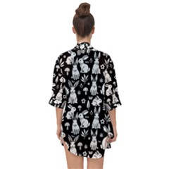 Open Front Chiffon Kimono 