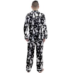 Men s Long Sleeve Satin Pajamas Set 