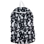Easter bunny pattern Foldable Lightweight Backpack