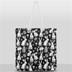 Full Print Rope Handle Tote (Large) 