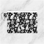 Easter bunny pattern Canvas Cosmetic Bag (Medium)