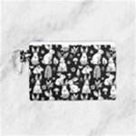 Easter bunny pattern Canvas Cosmetic Bag (Small)