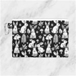 Easter bunny pattern Canvas Cosmetic Bag (Large)