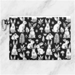 Easter bunny pattern Canvas Cosmetic Bag (XL)
