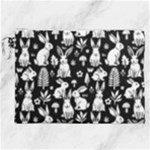 Easter bunny pattern Canvas Cosmetic Bag (XXL)