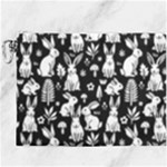 Easter bunny pattern Canvas Cosmetic Bag (XXXL)
