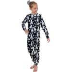 Easter bunny pattern Kids  Long Sleeve Set 