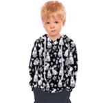 Easter bunny pattern Kids  Overhead Hoodie