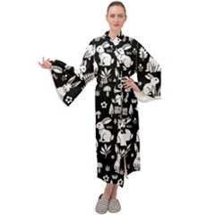 Maxi Velvet Kimono 