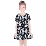 Easter bunny pattern Kids  Simple Cotton Dress