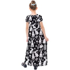 Kids  Short Sleeve Maxi Dress 