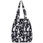 Easter bunny pattern Center Zip Backpack