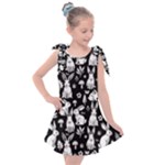 Easter bunny pattern Kids  Tie Up Tunic Dress