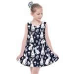 Easter bunny pattern Kids  Summer Dress