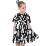 Easter bunny pattern Kids  Sailor Dress