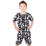 Easter bunny pattern Kids  T-Shirt and Shorts Set
