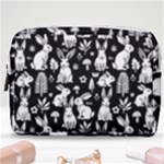 Easter bunny pattern Make Up Pouch (Medium)