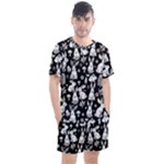 Easter bunny pattern Men s Mesh T-Shirt and Shorts Set