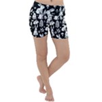 Easter bunny pattern Lightweight Velour Yoga Shorts
