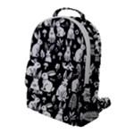 Easter bunny pattern Flap Pocket Backpack (Large)