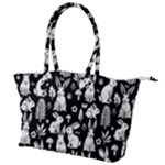 Easter bunny pattern Canvas Shoulder Bag