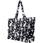 Easter bunny pattern Simple Shoulder Bag