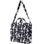 Easter bunny pattern Square Shoulder Tote Bag