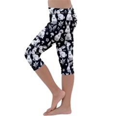 Kids  Lightweight Velour Capri Leggings  
