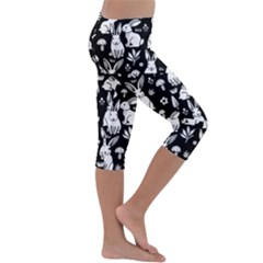 Kids  Lightweight Velour Capri Leggings  