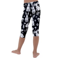 Kids  Lightweight Velour Capri Leggings  