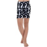Easter bunny pattern Kids  Lightweight Velour Capri Yoga Leggings