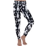 Easter bunny pattern Kids  Lightweight Velour Classic Yoga Leggings