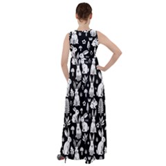 Empire Waist Velour Maxi Dress 
