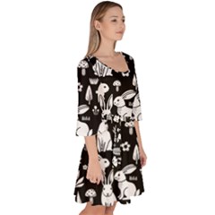 Velour Kimono Dress 