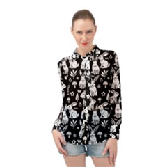 Long Sleeve Chiffon Shirt 