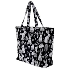 Zip Up Canvas Bag 