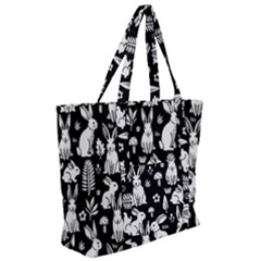 Zip Up Canvas Bag 
