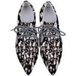 Easter bunny pattern Pointed Oxford Shoes
