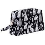 Easter bunny pattern Wristlet Pouch Bag (Large)