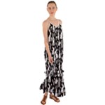 Easter bunny pattern Cami Maxi Ruffle Chiffon Dress