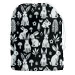 Easter bunny pattern Drawstring Pouch (3XL)
