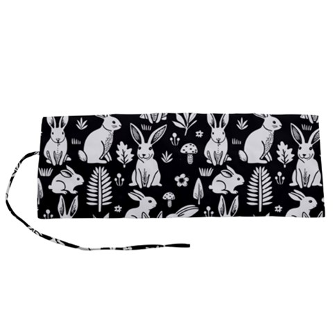 Easter bunny pattern Roll Up Canvas Pencil Holder (S) from ArtsNow.com