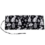 Easter bunny pattern Roll Up Canvas Pencil Holder (S)