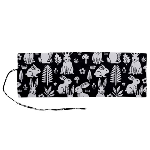 Easter bunny pattern Roll Up Canvas Pencil Holder (M) from ArtsNow.com