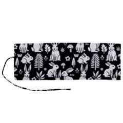 Easter bunny pattern Roll Up Canvas Pencil Holder (M) from ArtsNow.com