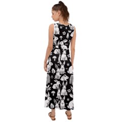 V-Neck Chiffon Maxi Dress 