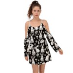Easter bunny pattern Boho Dress