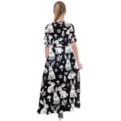 Waist Tie Boho Maxi Dress 