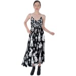 Easter bunny pattern Tie Back Maxi Dress